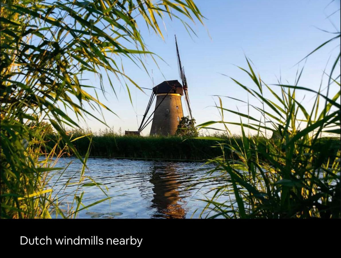 Tiny House With Sauna & Jacuzzi Near Amsterdam Vijfhuizen Bagian luar foto
