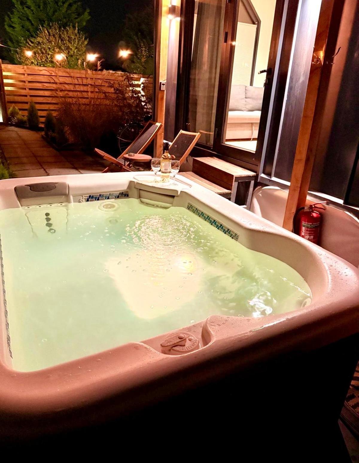 Tiny House With Sauna & Jacuzzi Near Amsterdam Vijfhuizen Bagian luar foto